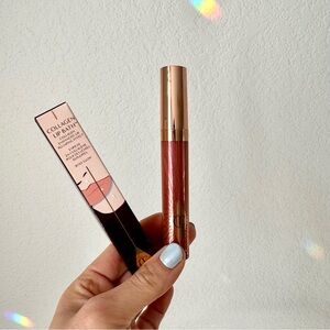 Charlotte Tilbury NIB Collagen Lip Bath Gloss Rosy Glow